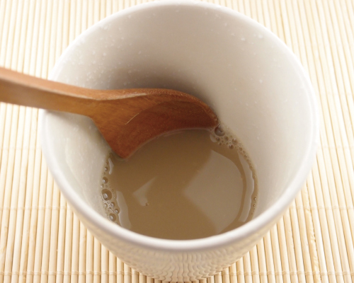 山梨県産ハナビラ茸パウダーの飲み方2